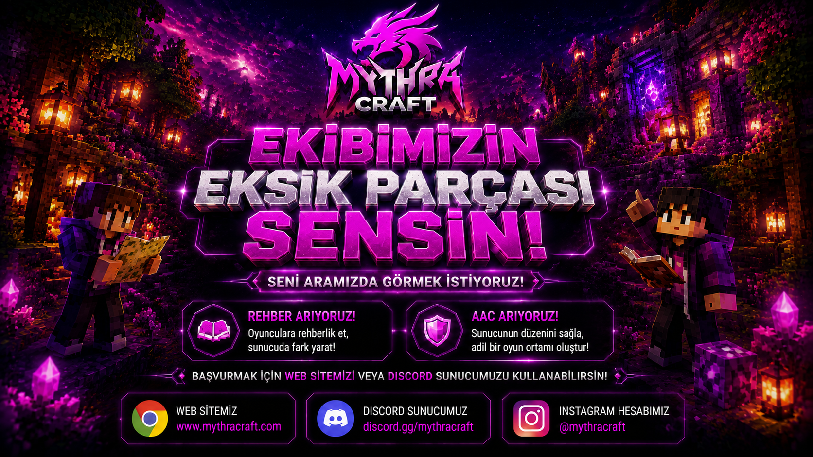 Mythra Craft Yetkili Ekibine Katılın!